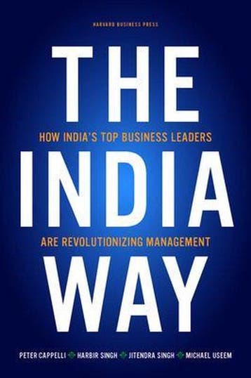 The India Way - Peter Cappelli - 9781422147597 - Hardcover, Verzenden, Nieuw