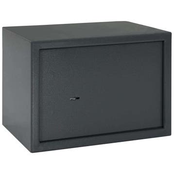 vidaXL Kluisdoos met slot Donkergrijs 35 x 25 x 25 cm Staal, Verzenden, Nieuw