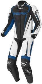 Berik Race-X Zwart Wit Blauw 1-Delig Motorpak, Motoren, Kleding | Motorkleding, Nieuw met kaartje, Overall, Berik, Heren