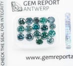 Zonder minimumprijs - 17 pcs Diamant (Kleurbehandeld) - 5.10, Sieraden, Tassen en Uiterlijk, Edelstenen, Nieuw