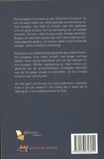 Europa op een kruispunt / Reflectorreeks / 1 9789033616051, Boeken, Verzenden, Gelezen