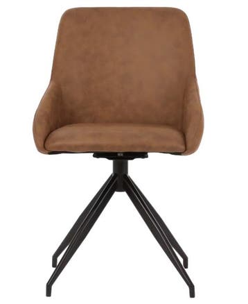 2dekans | Dutchbone Eetkamerstoel Laurel Champagne 60x51x85, Ophalen of Verzenden, Zo goed als nieuw