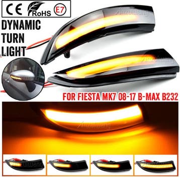 Dynamisch knipperlicht ZWART Ford Fiesta Mk7 2008-2017 B-MAX, Nieuw