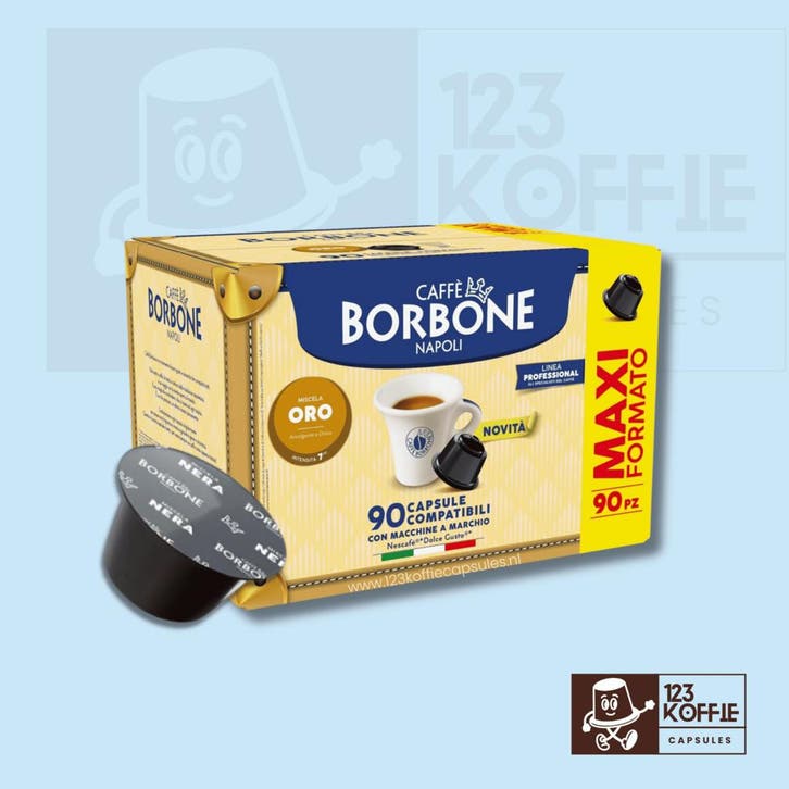 Borbone Nera capsules Dolce Gusto 90 stuks – sterke, Witgoed en Apparatuur, Koffiemachine-accessoires, Verzenden