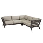 Meteoro hoek loungeset 3-delig antraciet 4 Seasons Outdoor, Ophalen of Verzenden, Nieuw, Aluminium