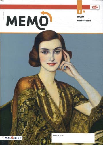 leerjaar 3 havo geschiedenis / Memo / Leeropdrachtenboek A, Boeken, Schoolboeken, Verzenden, Zo goed als nieuw