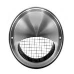 Nedco RVS bolrooster met vliegengaas Ø 100mm - 626.010.11, Ophalen of Verzenden, Nieuw