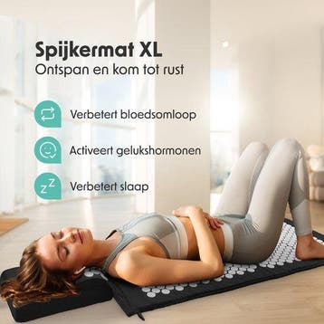 2dekans | LifeGoods Acupressuur Mat XL - met Kussen - Shakti, Ophalen of Verzenden, Zo goed als nieuw