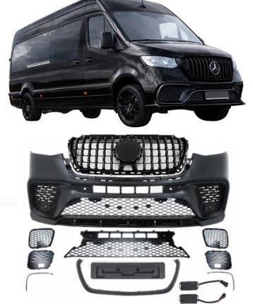 Voorbumper | geschikt voor Mercedes-Benz Sprinter | 2018+ |, Verzenden, Nieuw, Mercedes-Benz