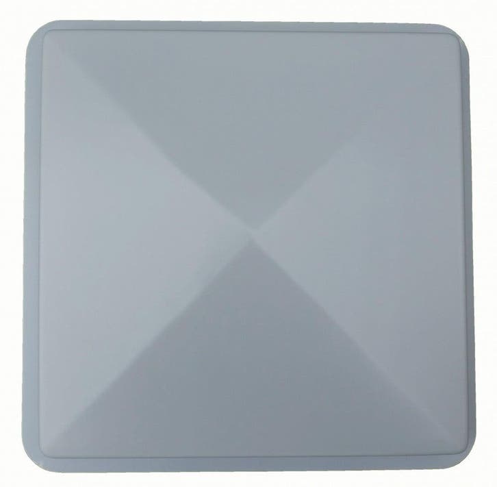 Dakluikkap 55x55cm Wit, Caravans en Kamperen, Camper-accessoires, Nieuw, Ophalen of Verzenden