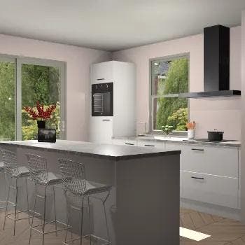 Zijdgrijze keuken Toulouse 49538, Huis en Inrichting, Verzenden, Nieuw