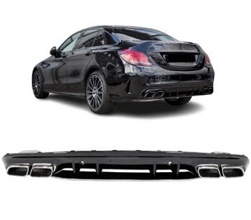 Diffuser | geschikt voor Mercedes-Benz | C-klasse 14-20 4d s, Auto-onderdelen, Verzenden, Nieuw, Mercedes-Benz