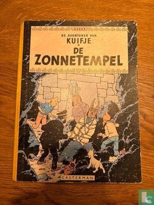 Kuifje - De zonnetempel - 1956, Eén stripboek, Verzenden, Gelezen, Remi, Georges.