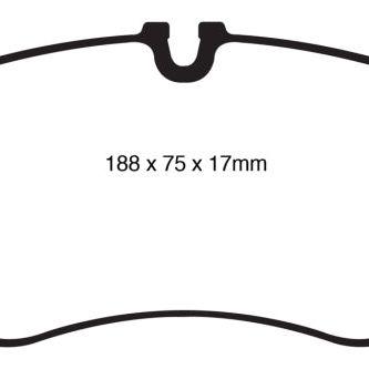 EBC 11 Audi A6 2.0 Turbo Yellowstuff Front Brake Pads, Ophalen of Verzenden, Nieuw