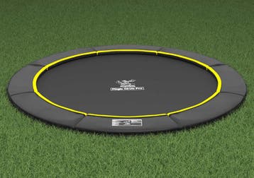 Flat to the Ground Trampoline Magic Circle Pro Black 305 cm, Ophalen of Verzenden, Nieuw