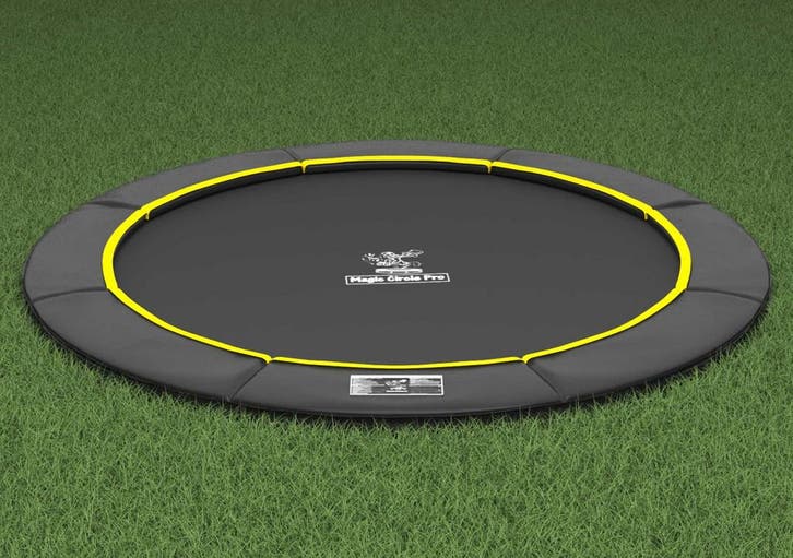 Flat to the Ground Trampoline Magic Circle Pro Black 305 cm, Kinderen en Baby's, Speelgoed | Buiten | Trampolines, Nieuw, Ophalen of Verzenden