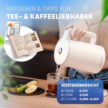 Waterkoker met temperatuurregeling - RVS - 1,7L - 2200W - Be, Verzenden, Zo goed als nieuw
