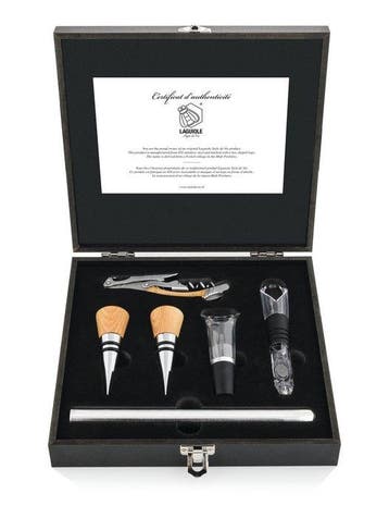 Laguiole - Corkscrew, 2 Bottle Stoppers, 1 Pouring Spout and, Antiek en Kunst