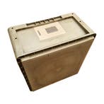 Stapelbak, 400x400x220 mm, grijs kunststof, gebruikt, Gebruikt, 40 tot 60 cm, 50 tot 75 cm, Ophalen of Verzenden