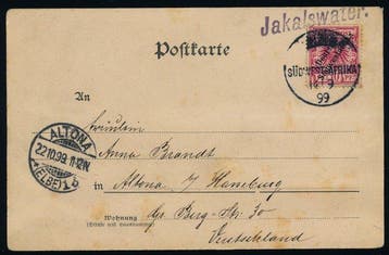 Duitse Koloniën - Zuidwest-Afrika 1899 - 10 Pfg., Gestempeld