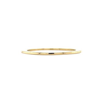 Gouden gladde (aanschuif) ring 18 karaat, Verzenden, Zo goed als nieuw, Goud