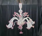 Kroonluchter - Biancolatte - Muranoglas - 5 lichten