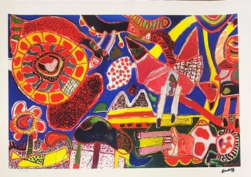 Corneille (1922-2010) - Le jardin des délices - Tirage 45, Antiek en Kunst