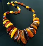 Amber Unieke vintage Baltische amber ketting- 40 g