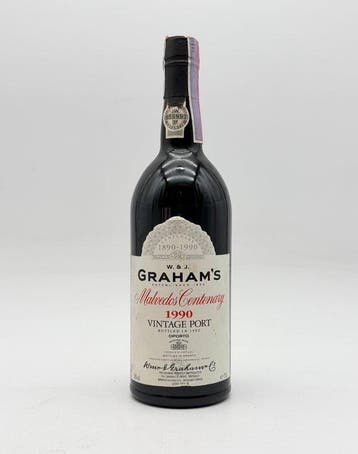 1990 Grahams, Malvedos Centenary - Vintage Port - Gebotteld, Nieuw