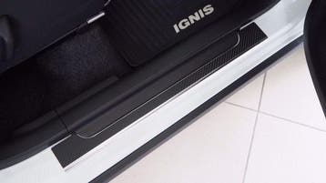 Carbon Rvs instaplijsten Suzuki ignis 2017-, Ophalen of Verzenden, Nieuw