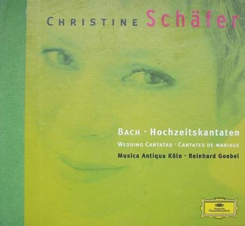 cd - Bach - Christine SchÃ¤fer â¢ Musica Antiqua KÃ¶, Verzenden, Zo goed als nieuw