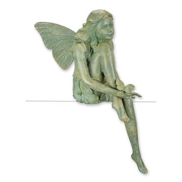 A BRONZE SCULPTURE OF A SEATED FAIRY (Beeldjes - Decoratie), Verzenden, Nieuw