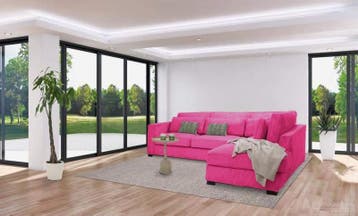 Loveseat Almere - loveseats - Roze, Huis en Inrichting, Nieuw, Stof