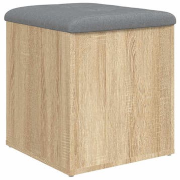 Opbergbank 42x42x45cm - Sonoma Eiken - 29% korting, Eenpersoons, Minder dan 75 cm, Nieuw, Ophalen of Verzenden