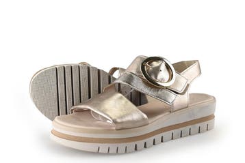 Gabor Sandalen in maat 41 Goud, Overige kleuren, Verzenden, Gabor, Sandalen of Muiltjes