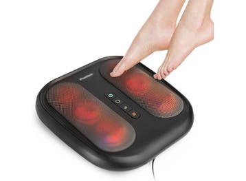 QLT 2 in 1 voetmassage - Shiatsu - infrarood - Zwart, Verzenden, Nieuw