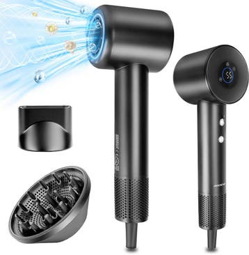 Fohn - Haardroger - Föhn met diffuser - 1600W - Zwart - Aigo, Sieraden, Tassen en Uiterlijk, Uiterlijk | Haarverzorging, Verzenden