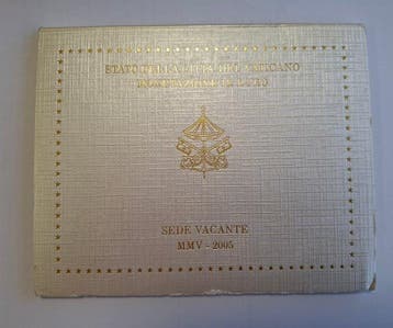 Vaticaan. Year Set (BU) 2005 Sede Vacante
