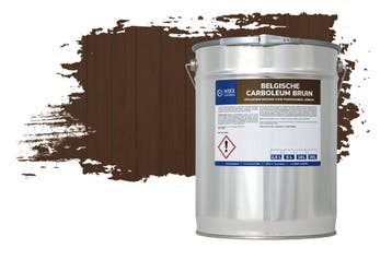 Wixx Belgische Carboleum Bruin 20L, Doe-het-zelf en Verbouw, Verf, Beits en Lak, Bruin, Verzenden, Nieuw, Verf
