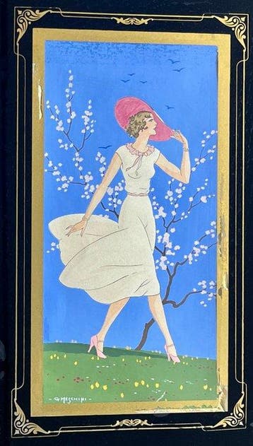 Giovanni Meschini (1888-1977) - La passeggiata in primavera