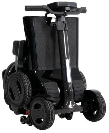 Pride Go Go Carbon Opvouwbare Scootmobiel Zwart, Ophalen of Verzenden, Nieuw, Pride