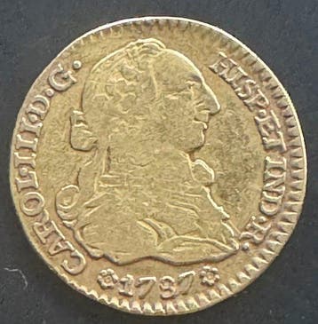 Spanje. Carlos III. 1 Escudo 1787 Sevilla CM (Zonder