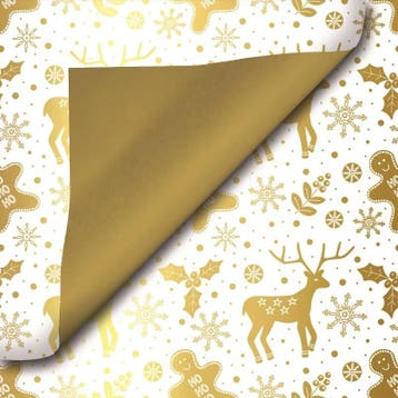 Kadozakjes Kerst Rendier Goud, Ophalen of Verzenden, Nieuw, Overige typen