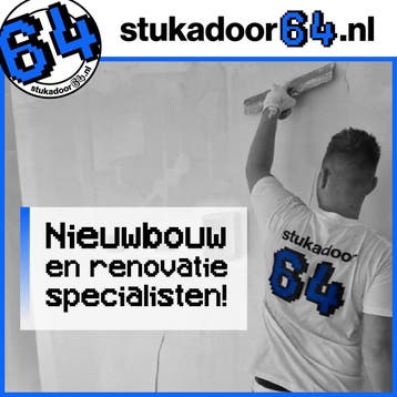 Eerst stucen, dan betalen! | 100% Achteraf | Héél NL, Garantie, Stucwerk