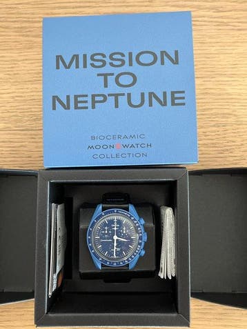 Omega - Mission to Neptune - Zonder minimumprijs - Unisex -, Sieraden, Tassen en Uiterlijk, Horloges | Heren, Nieuw