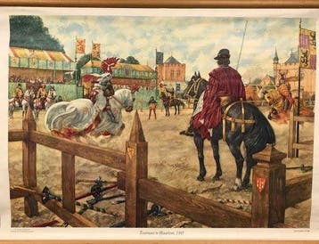 Klassikale kaart Toernooi te Haarlem 1305, Verzenden, Nieuw