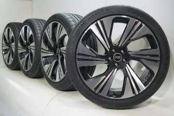 Audi e-tron GE Q8 e-tron 22 inch velgen Continental Zomerban, Gebruikt, Velg(en), Overige maten, Ophalen of Verzenden