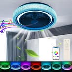 Bluetooth LED Plafondventilator RGB met Muziek, Verzenden, Nieuw