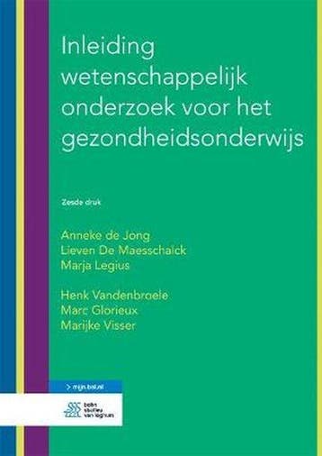 9789036812757 Inleiding wetenschappelijk onderzoek voor h..., Verzenden, Zo goed als nieuw, Anneke de Jong