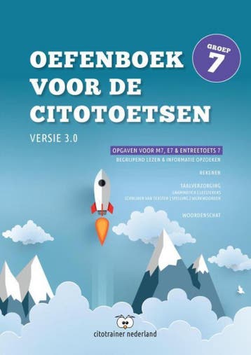 Oefenboek voor de Citotoetsen in groep 7 - Versie 3.0, Boeken, Schoolboeken, Verzenden, Zo goed als nieuw, Jeroen Rouwendaal